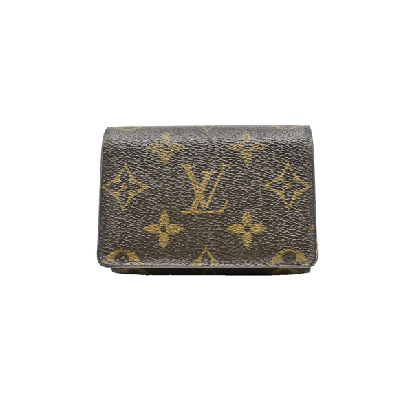 Authentic Louis Vuitton Monogram Credit Card Case ID Holder Pouch Business Card - Picture 1 of 13